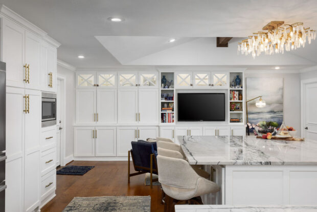kitchen renovations with marble counters